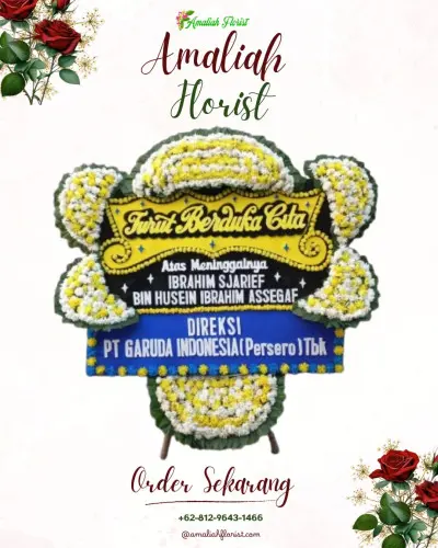 Papan Bunga Duka di Argoyuwono