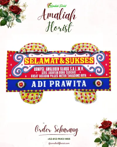 Karangan Bunga Ucapan Selamat di Argoyuwono